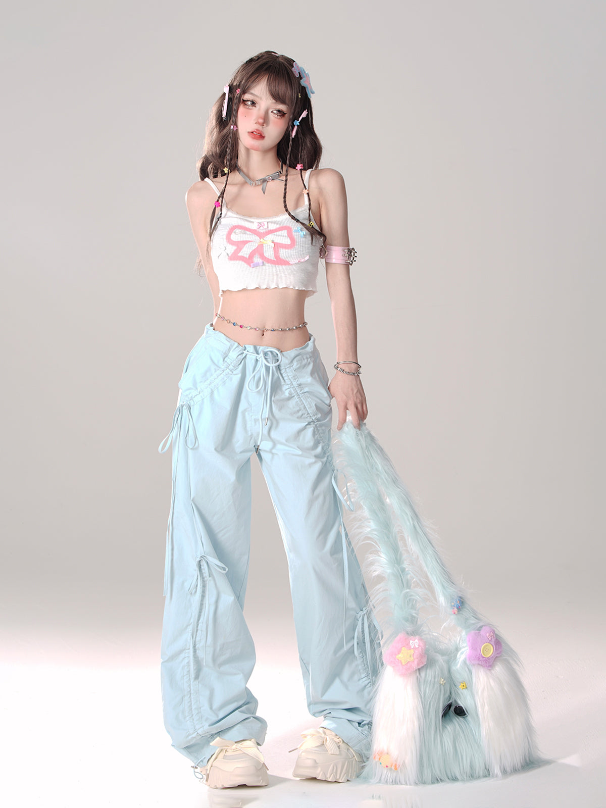 Drawstring Pants Loose Casual