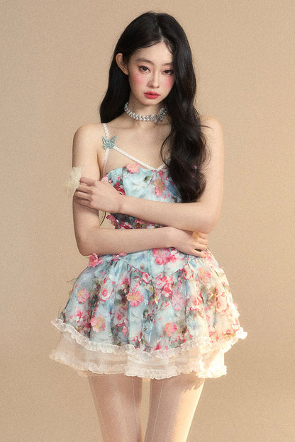 Camisole Floral product Princess Dress Painting Pre-order