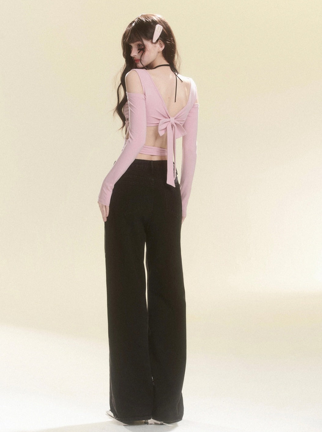 Stitched Top Ribbon Girly