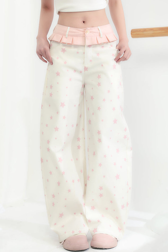 Shake Pants Wide Tube Head Lace Leg