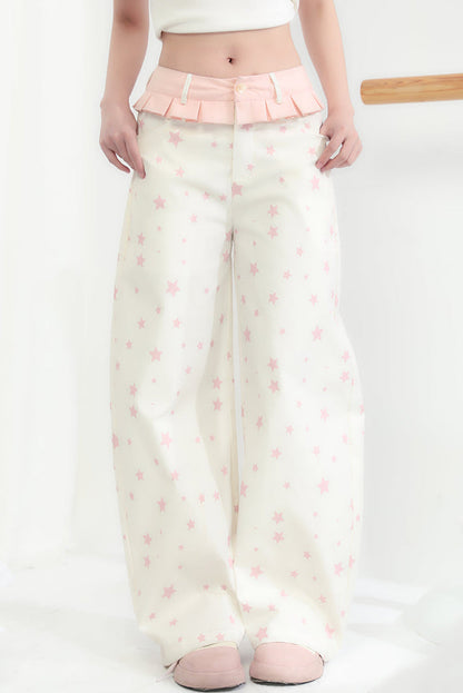 Shake Pants Wide Tube Head Lace Leg
