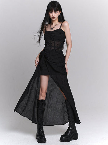 Ghost Dress Little Girl Black Party