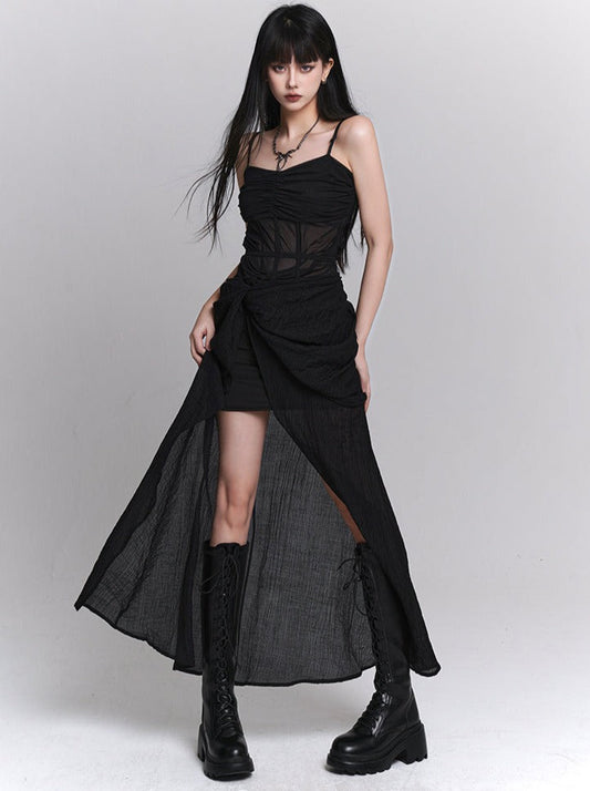 Ghost Dress Little Girl Black Party