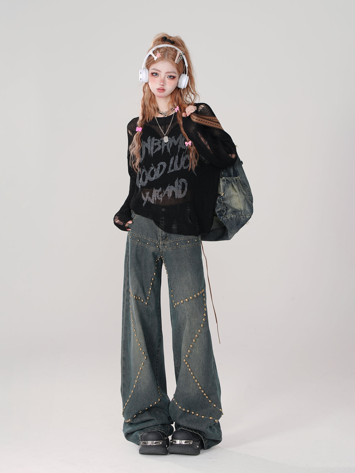 Stir Loose Wide Denim Pants