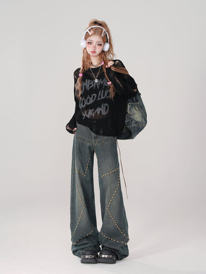 Stir Loose Wide Denim Pants