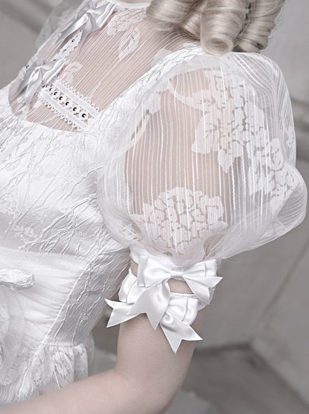White Pants Lace Dress Pure Inner