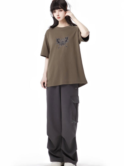 Top Pants Style Wasteland Cat Casual Ear Set Hoodie And