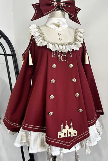 + Lolita Big Dress Doll Classical Pants Inner Ribbon