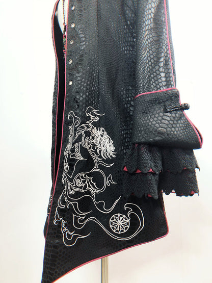 China Lolly Tago Gothic Cape + Long Jacket + Camisole + Skirt + West Band