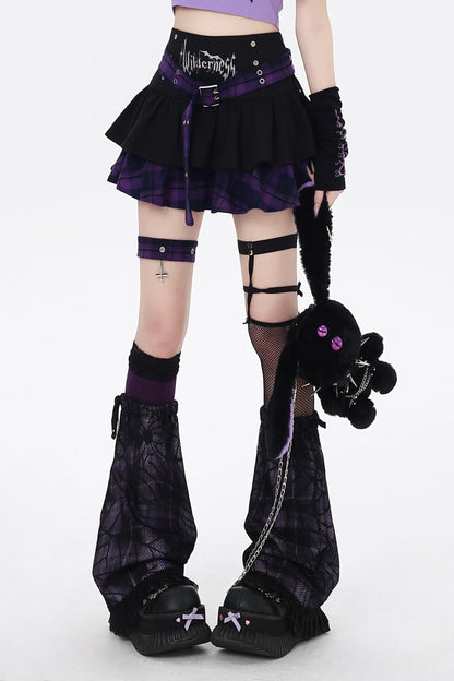 Check Cake Gothic Skirt Icon Subculture