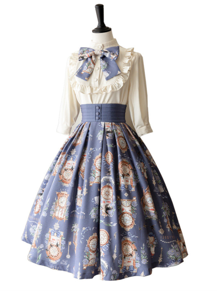 Lolita Echo Daily Echo Setup Suskart Eleegan Trochrasical Print Shirt Eternal