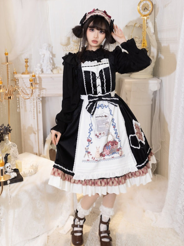 Cape Chic Dress Retro Lolita Doll