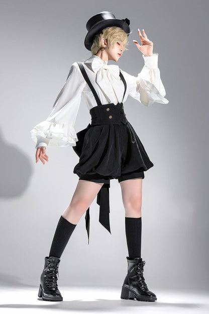 Cute + Retro Shorts Elegant Shirt Ribbon Prince Reservations Tail Dark