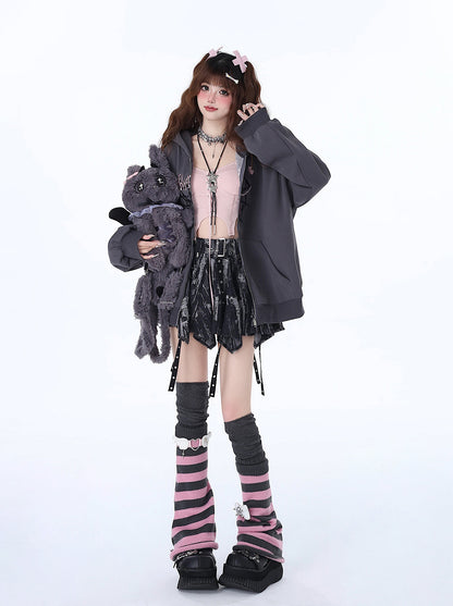 Versatile Niche Hoodie Punk Loose Sweet