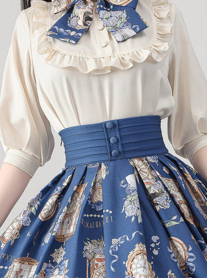 Lolita Echo Daily Echo Setup Suskart Eleegan Trochrasical Print Shirt Eternal