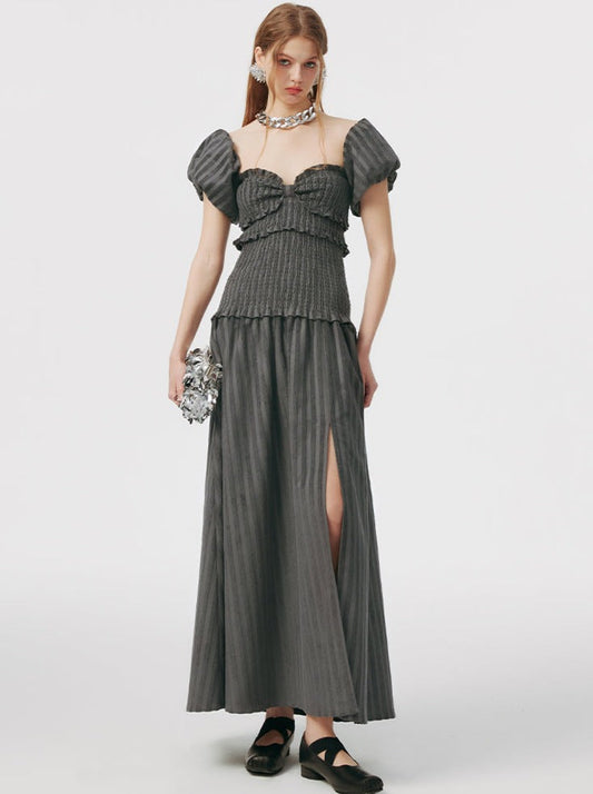 Top Long Tube Off-the-shoulder Dress