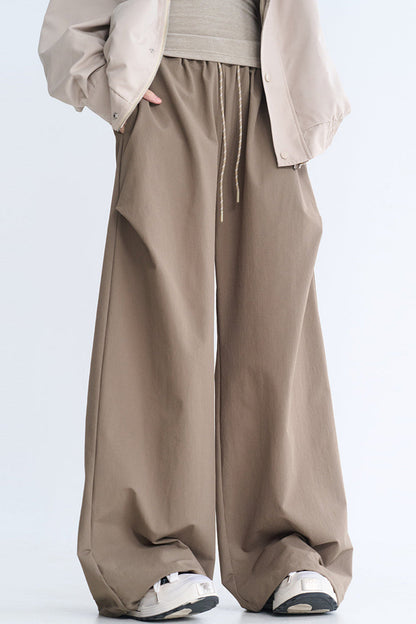 Minimalist casual pants wide-leg