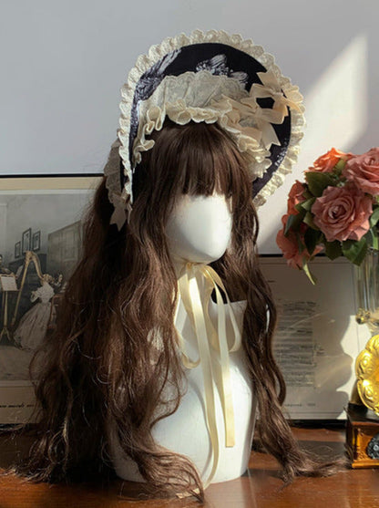 Ensemble de robe de nuit brodé de poupées imprimées