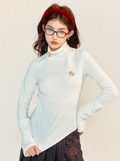 Ein Weste-Ausschnitt Stricktop Style Point College