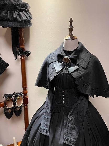 Lolita Cape Dry Doll Antique Embroy Cape