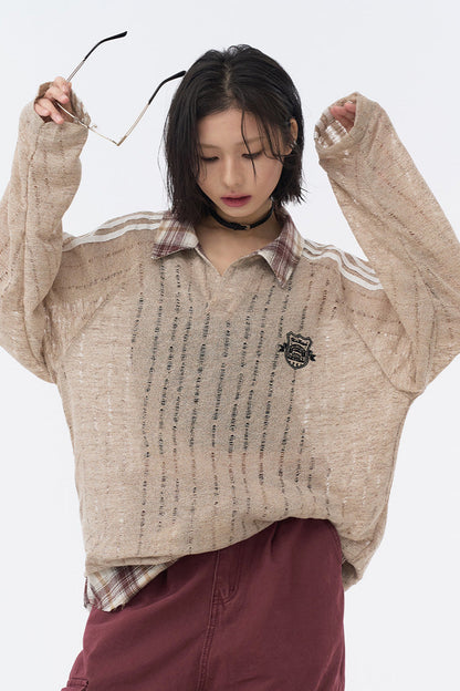 Plaid Sweatshirt