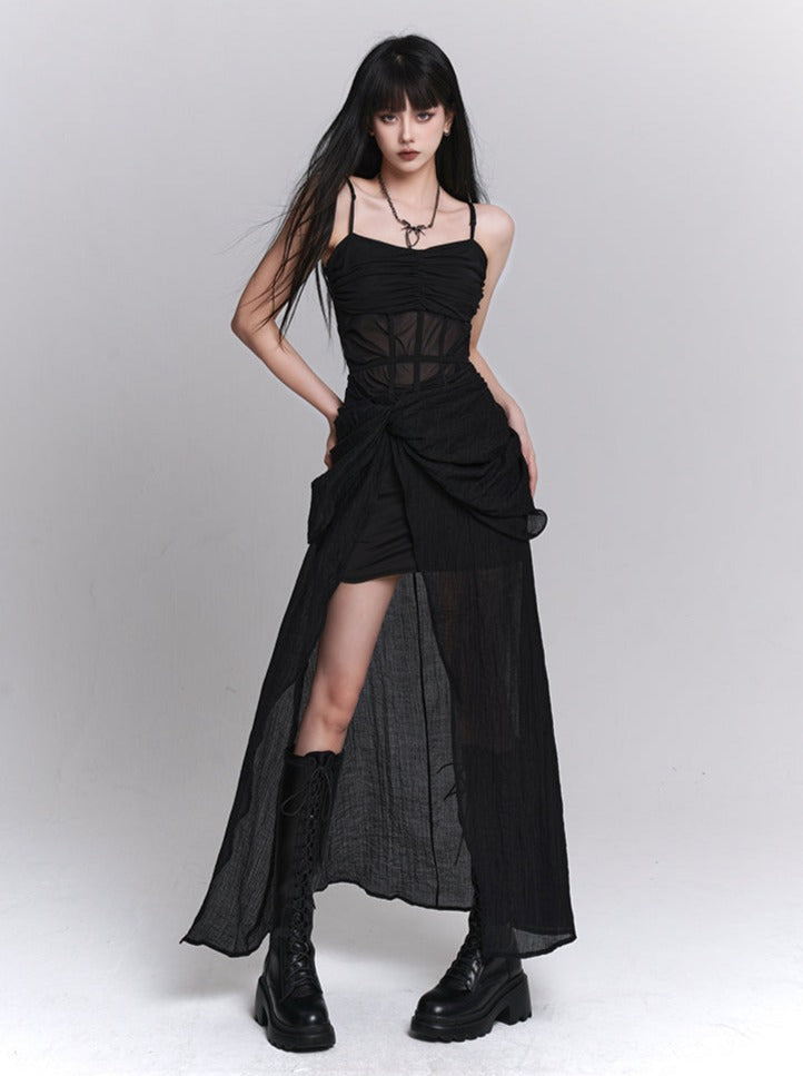 Ghost Dress Little Girl Black Party