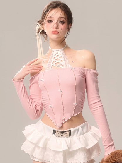 Top Ribbon Sweet Little Asymmetrical