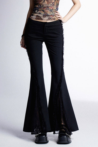 Spicy Lace Micro Flared Pants