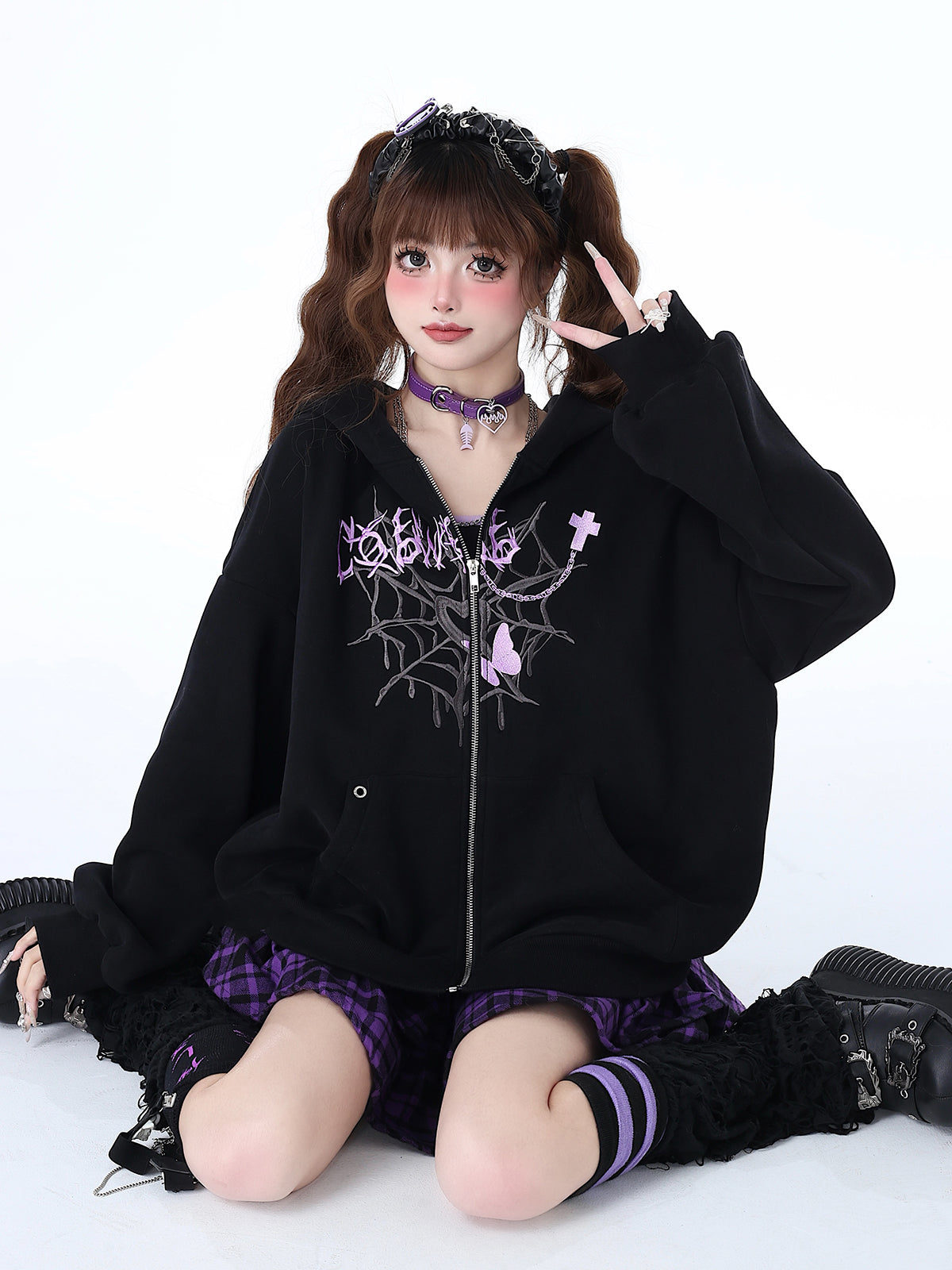 Versatile Niche Hoodie Punk Loose Sweet