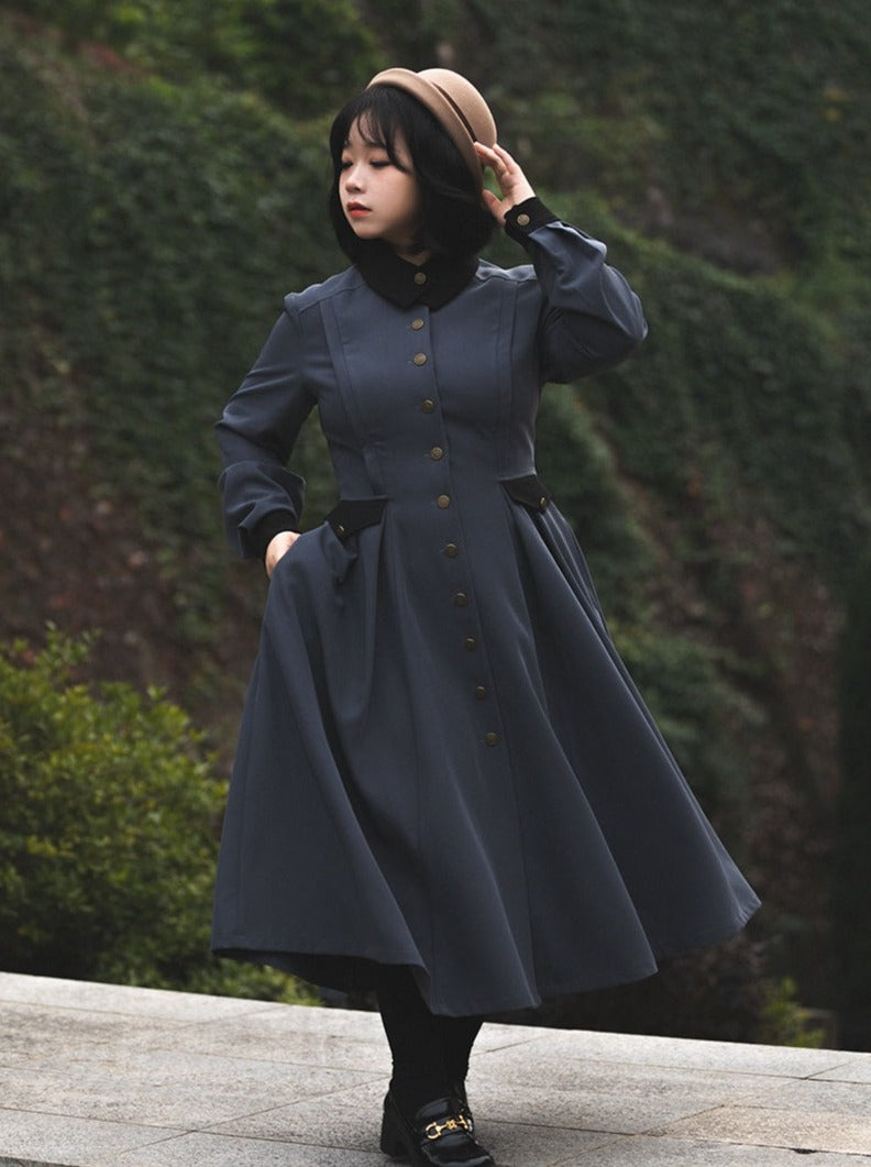 Manteau élégant rétro classique