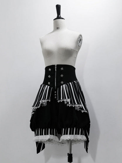 Lolita Retro Shirt + Wonderful Prince Trick Elegant Shorts