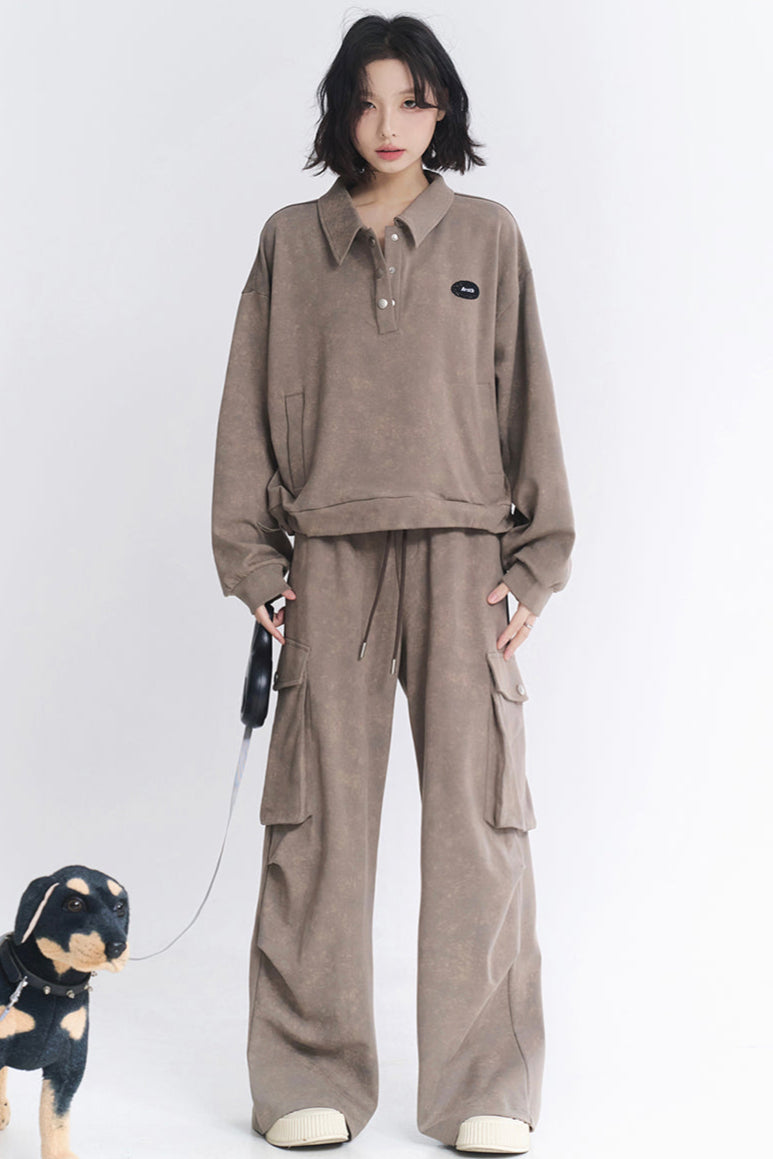 Hose Sweatshirt Cargo-Setup und