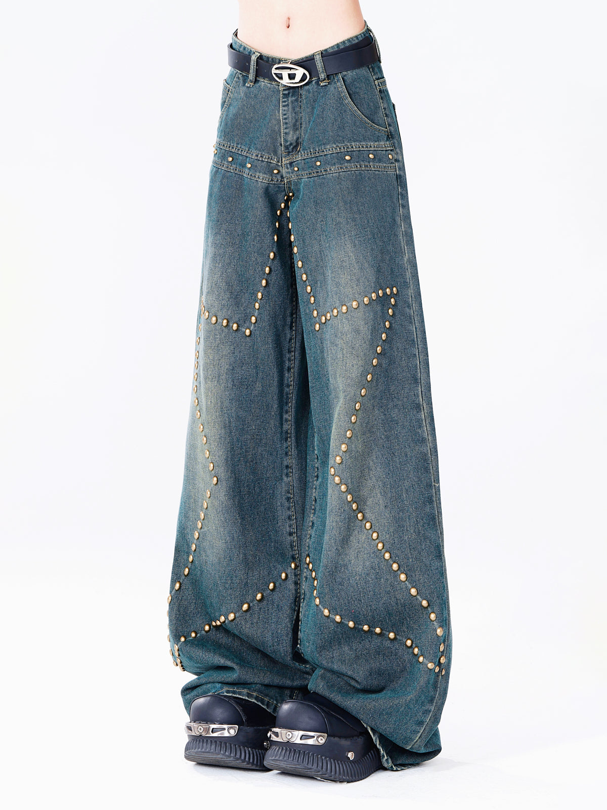 Stir Loose Wide Denim Pants
