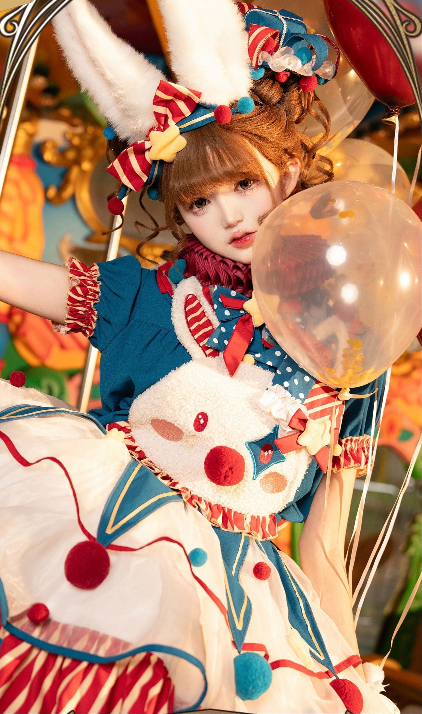 Pierrot Setup Complete Bunny Circus Dress