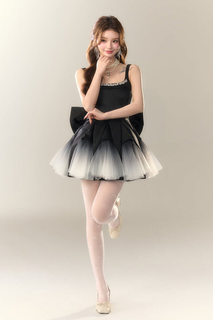 Dance Swan Gradient Princess Dress