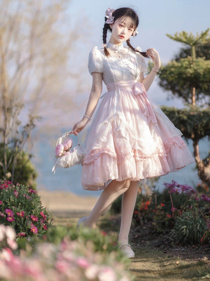 Lolita Tulip Dress Girly Sweet Summer