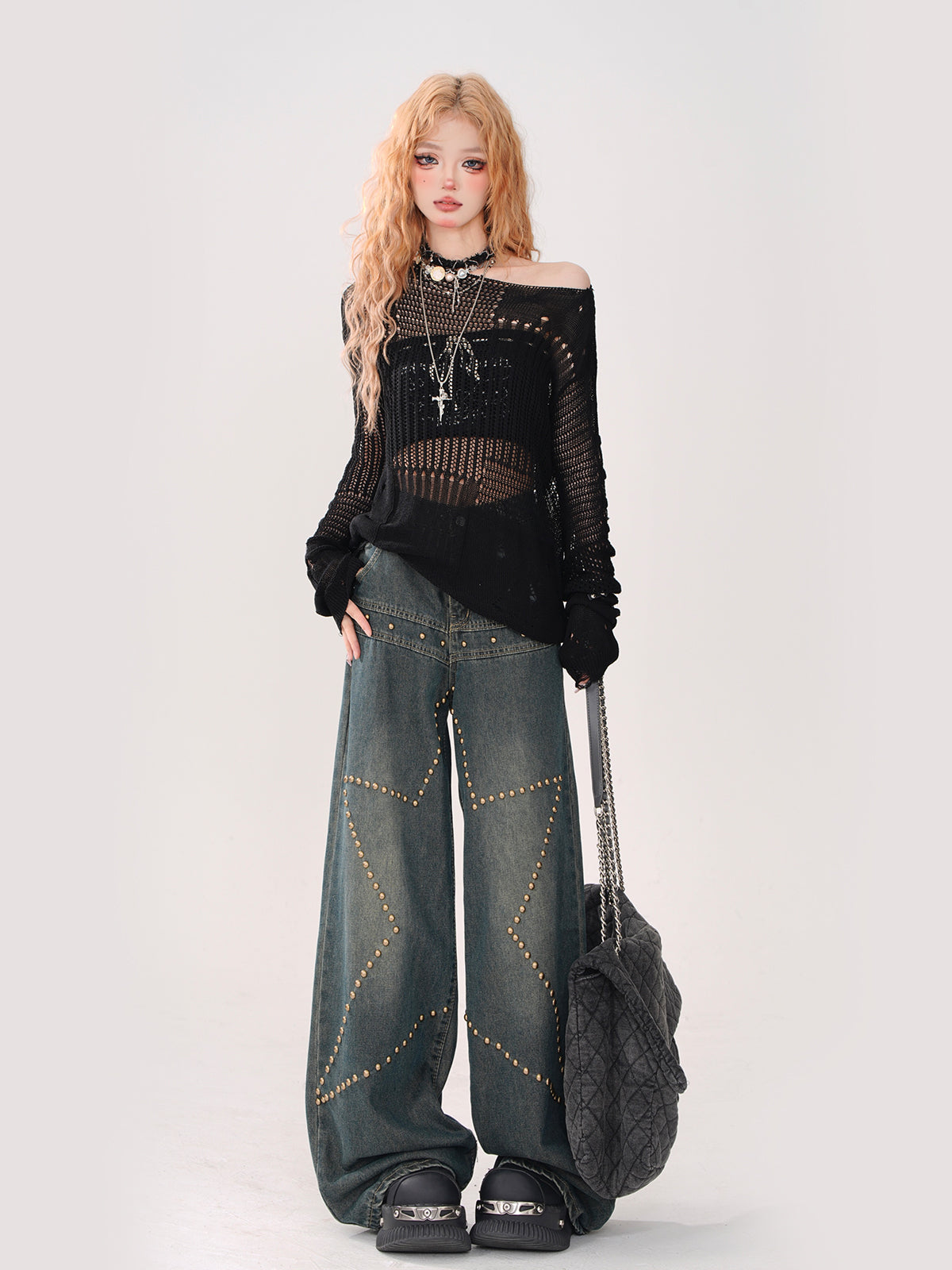 Stir Loose Wide Denim Pants