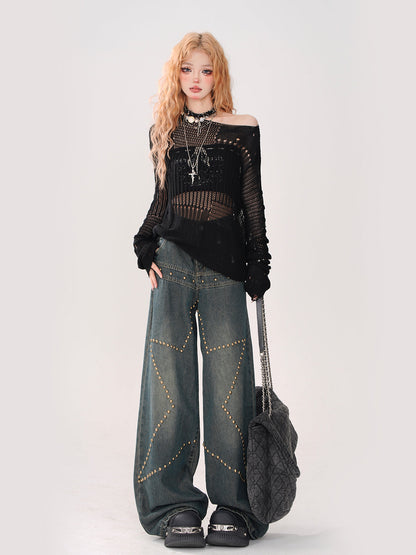 Stir Loose Wide Denim Pants