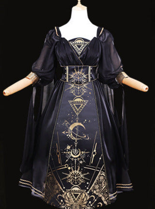 Full Sleeve Model Sheer Short Yarn Dress Shoulder + Sass + Nightmare Horus