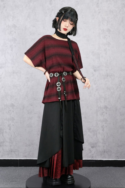 Dark Border Loose T-Shirt