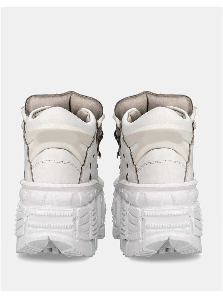 Style Cut High Dark Punk Street Retro Shoes Sole Tank