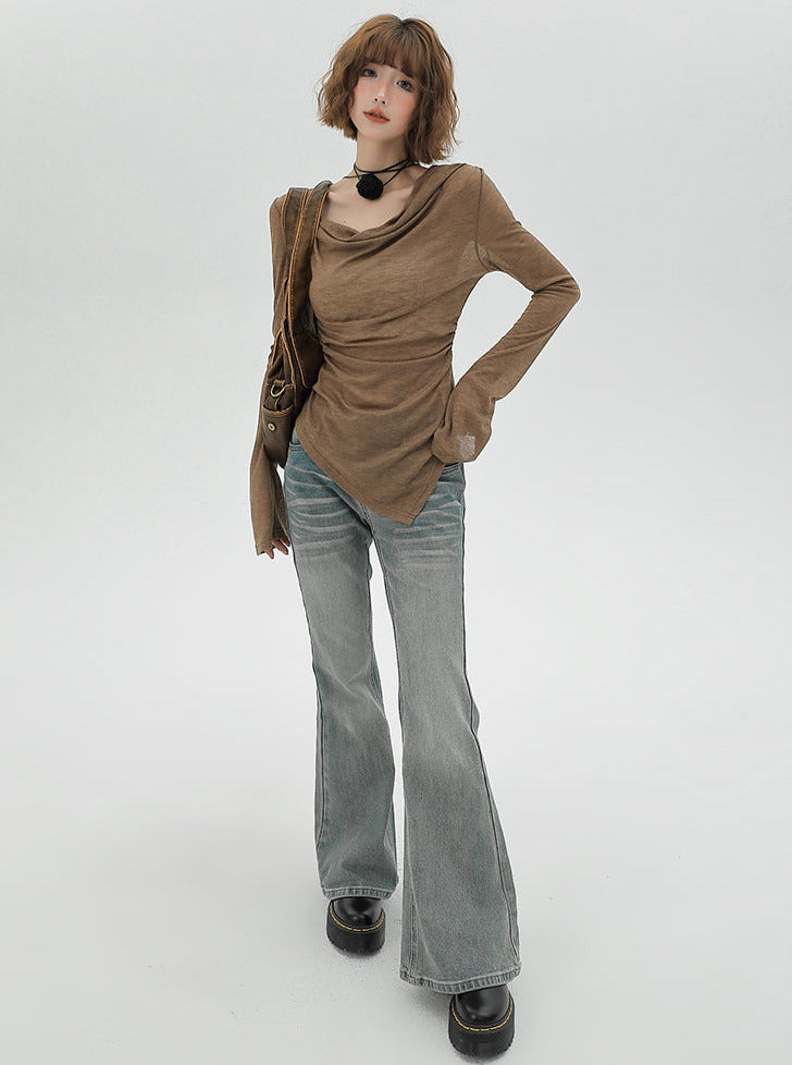 American One T Schulter Slim Long