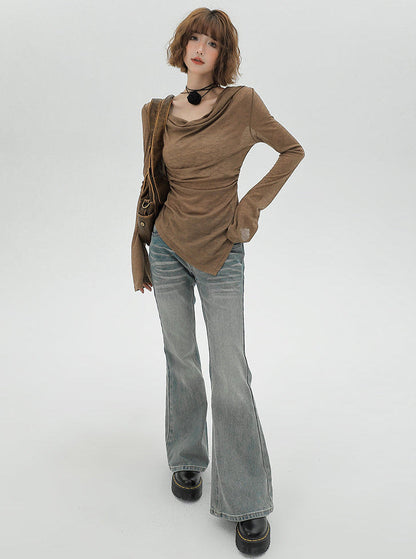 American One T Schulter Slim Long
