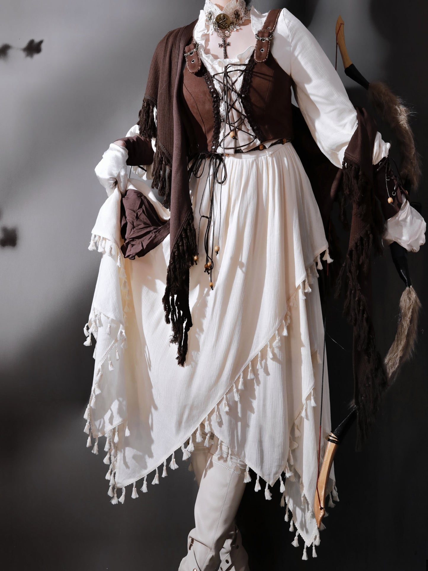 Style Dress Exotic Vest Cape