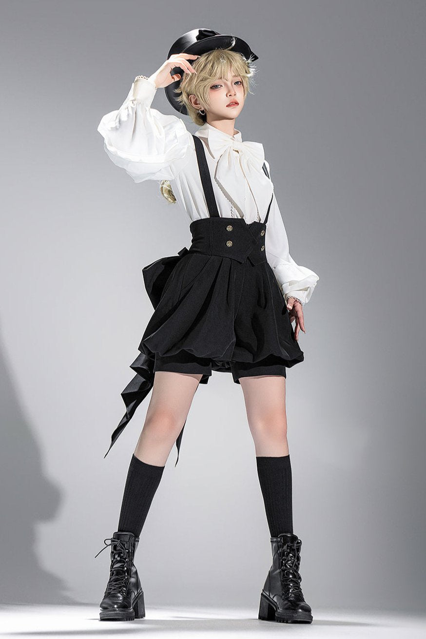 Cute + Retro Shorts Elegant Shirt Ribbon Prince Reservations Tail Dark