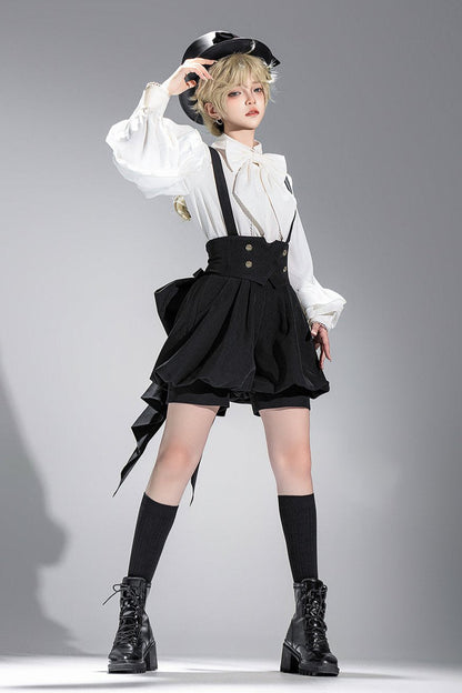 Cute + Retro Shorts Elegant Shirt Ribbon Prince Reservations Tail Dark