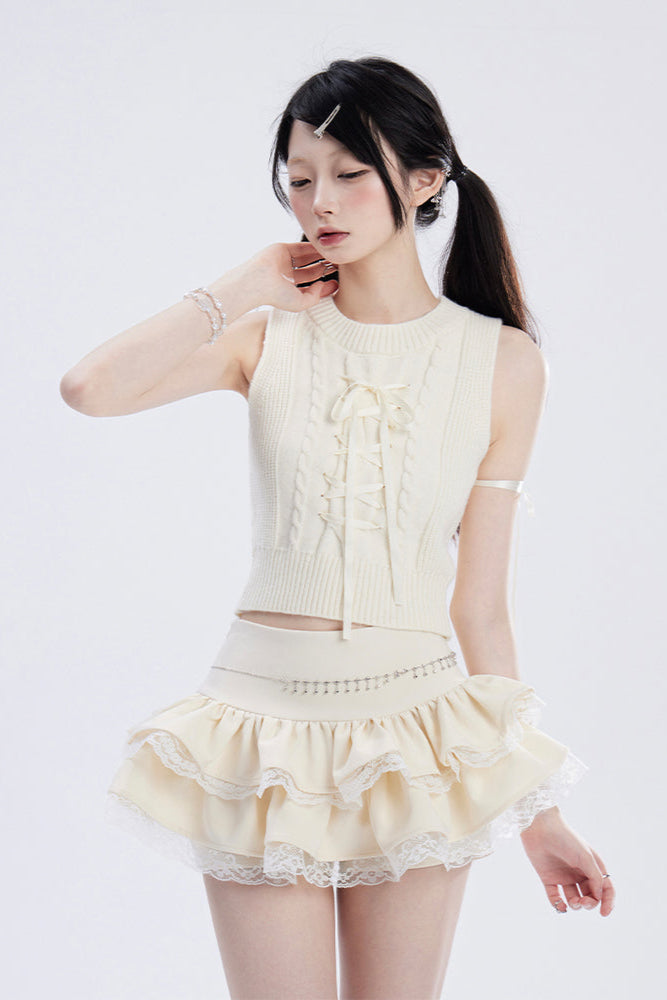 High Skirt Hoodie Cross Spice Top Sweet + Waist Mini Tube Cool