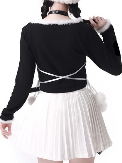 Pleated Nectai Eradalie Belt Skirt Curotto