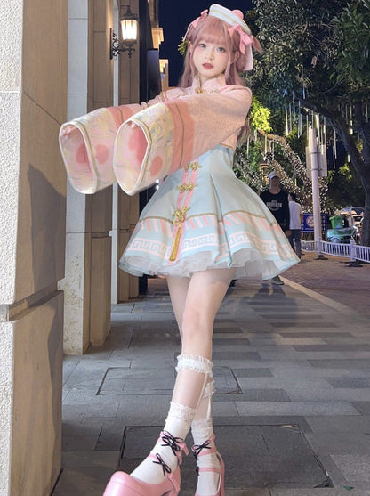 Sweet Hut Reserved Sea Jacket + Kyung + Pin Ribbon product Crolley + Dress Little
