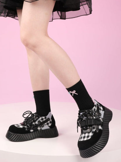 Chaussures Hot Buckle Girl Doll Contraste